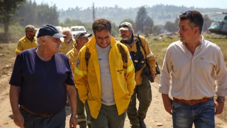 Gutiérrez sobre el incendio en Aluminé: «es el más difícil y complejo»