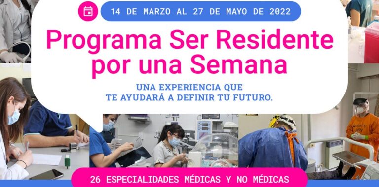 Comienza la inscripción para el programa Ser Residente por una semana