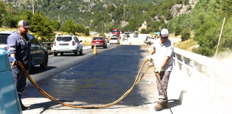 Repavimentaron puente sobre Río Hermoso en Ruta Nacional 40