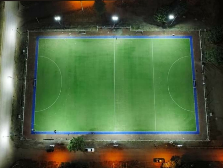 Junín de los Andes: se inauguró la iluminación de la cancha de Hockey