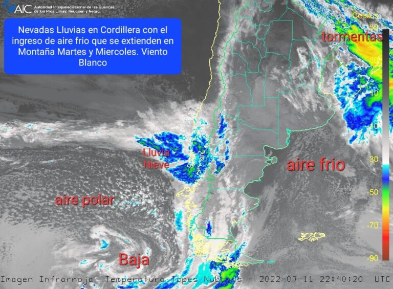 Una nueva ola polar azotará la región
