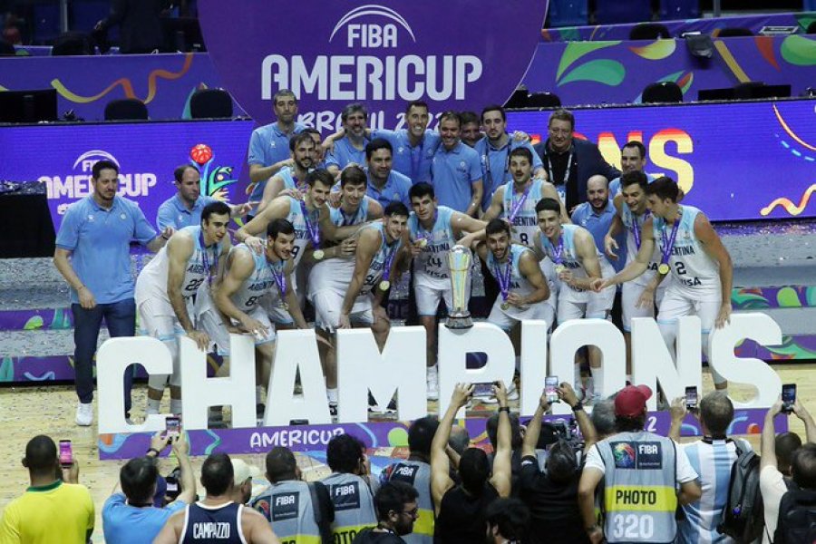 Argentina venció a Brasil y es campeón de América en básquet
