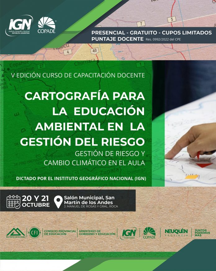 COPADE organiza un curso de Educación Ambiental para docentes en San Martín de los Andes thumbnail