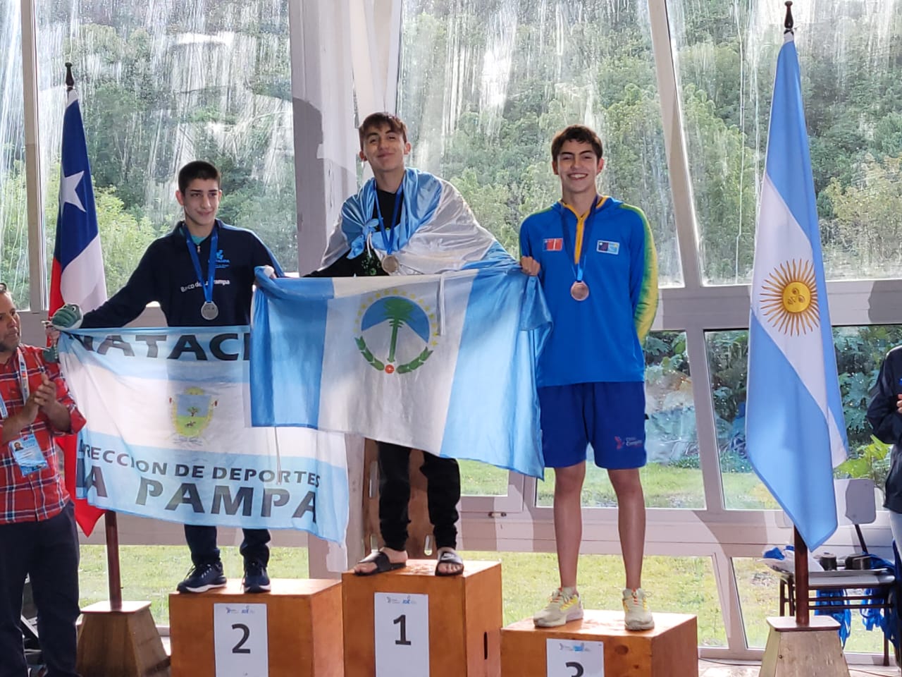 Orgullo local: Juan Ignacio Sanabria y Mateo Gismondi hicieron podio en los juegos Binacionales de la Araucanía