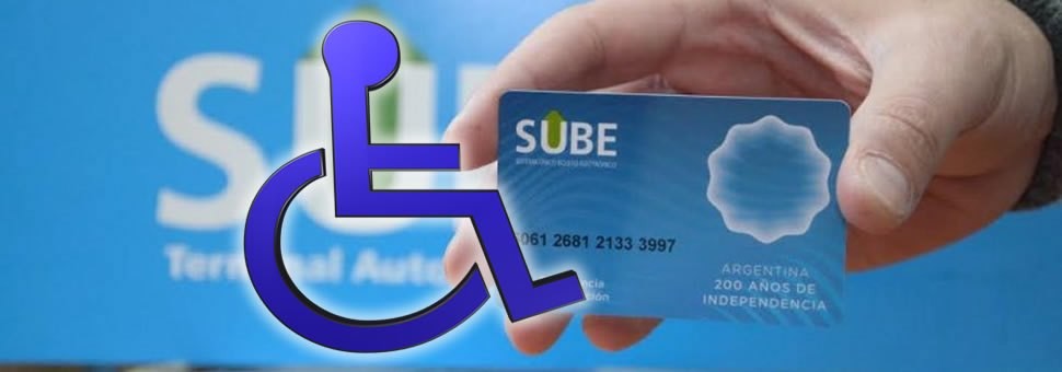 Esta semana comienzan las actualizaciones de la tarjeta SUBE con descuentos por discapacidad