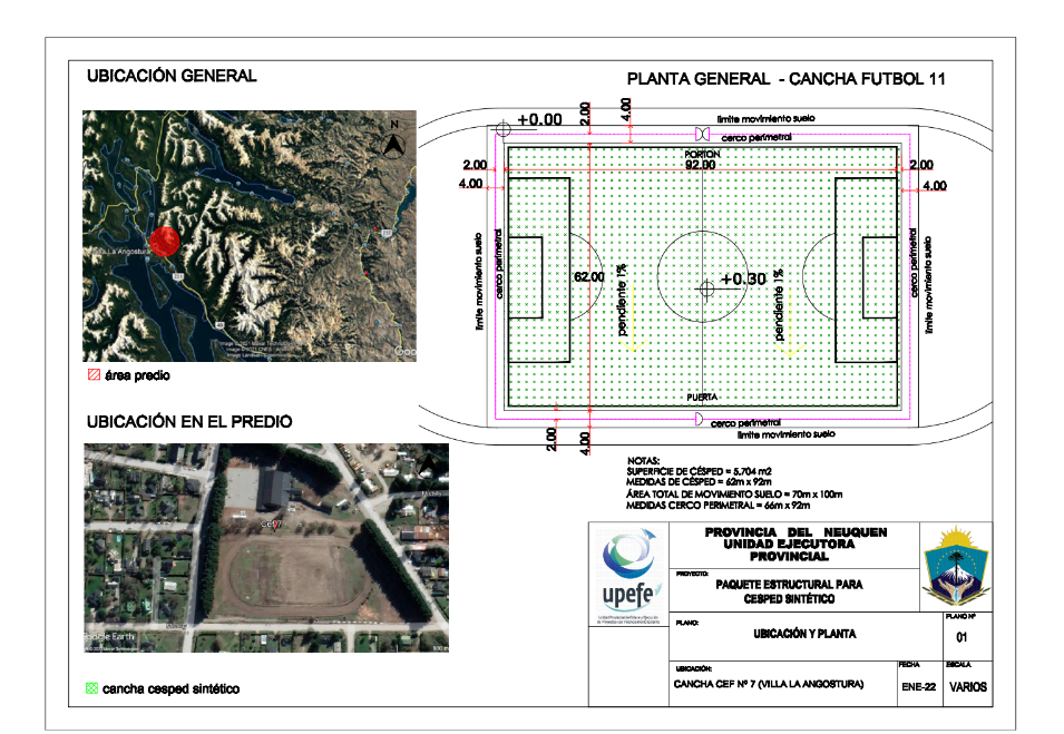 Planos CEF 7, Villa La Angostura