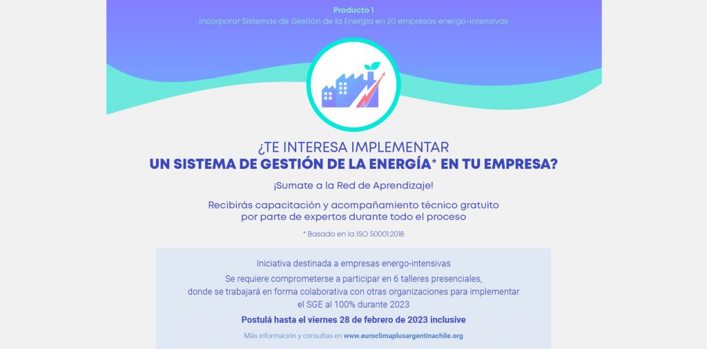 Extienden plazo de convocatoria a empresas a participar de talleres sobre sistema de gestión de la energía thumbnail