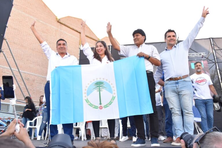 Evo Morales brindó su apoyo a Ramón Rioseco