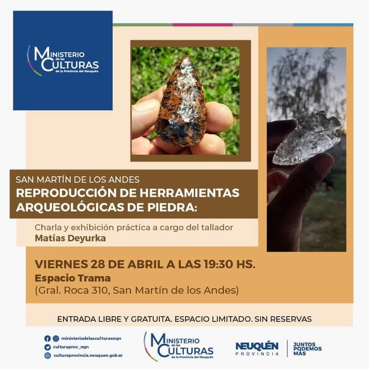 Charla y exhibición práctica: «Reproducción de herramientas arqueológicas de piedra»
