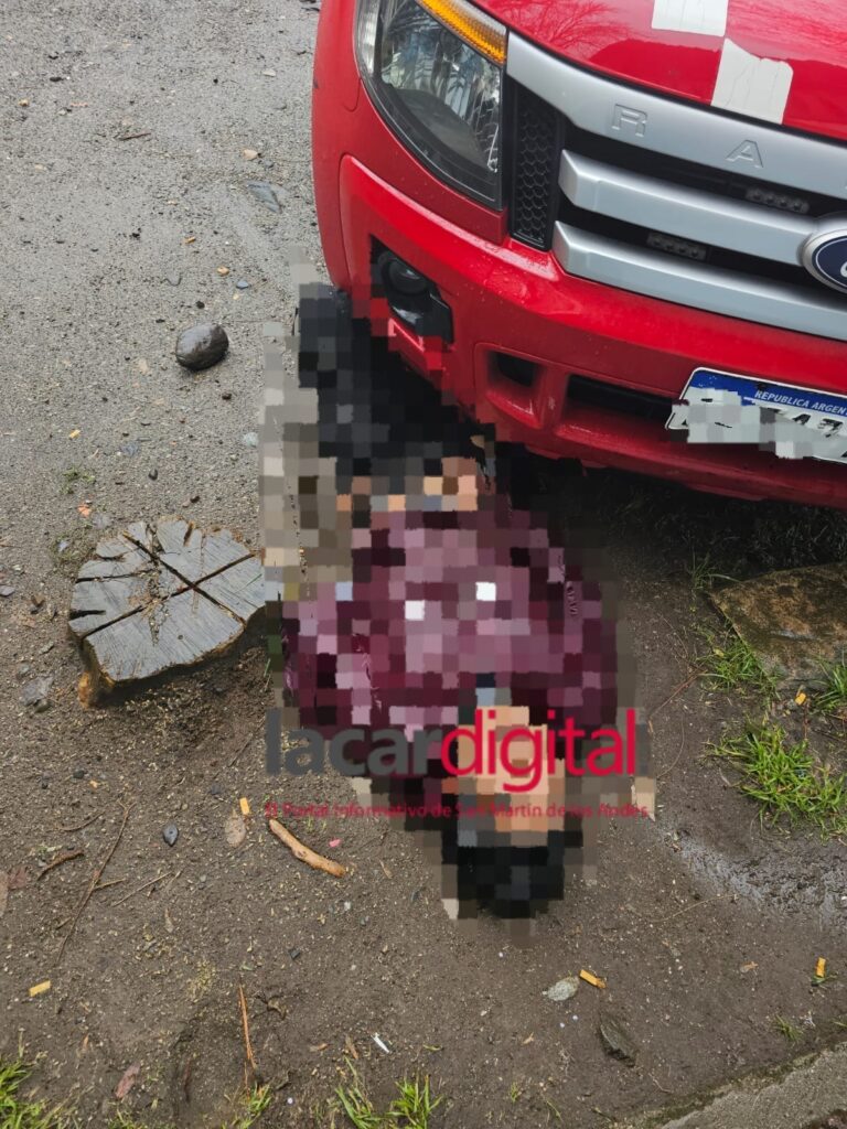 Encontraron a un menor alcoholizado e inconsciente abajo de la camioneta de Protección Civil