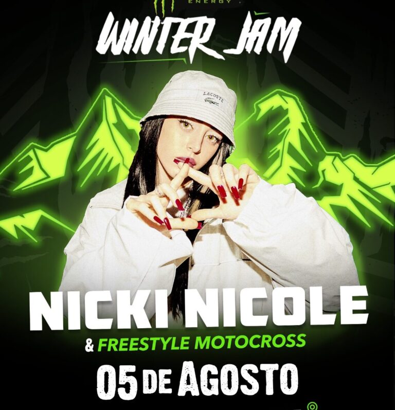 NICKI NICOLE llega al Cerro Catedral de la mano de Monster Energy