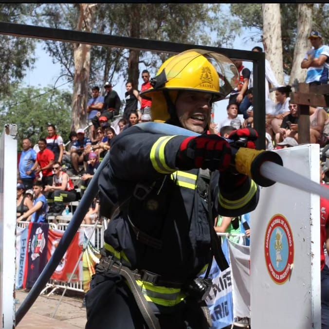 Cuatro bomberos de San Martín participarán en el X° desafío de habilidades bomberiles