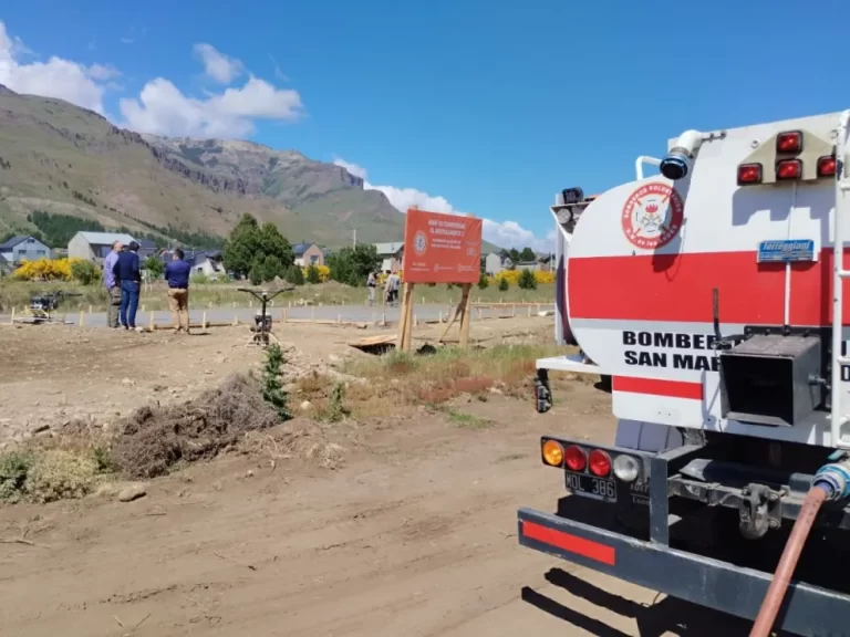 Avanzan los trabajos para el nuevo cuartel de bomberos de Chacra 32