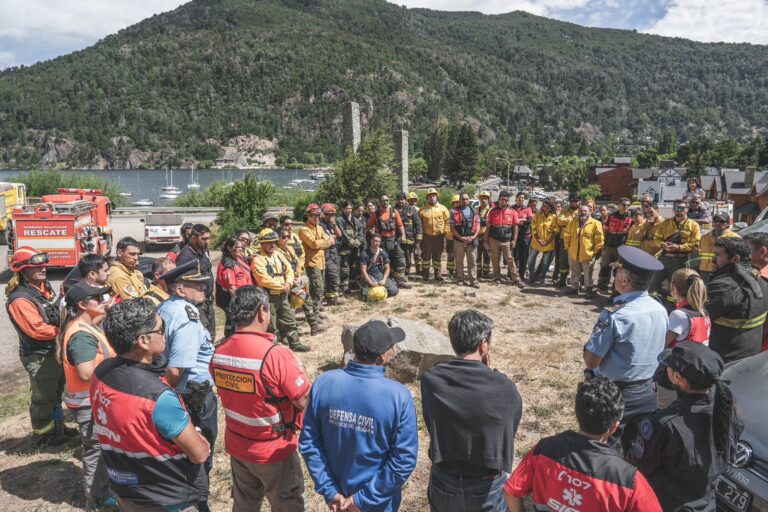Con presencia de autoridades provinciales se llevó adelante un importante simulacro de incendio en la ciudad
