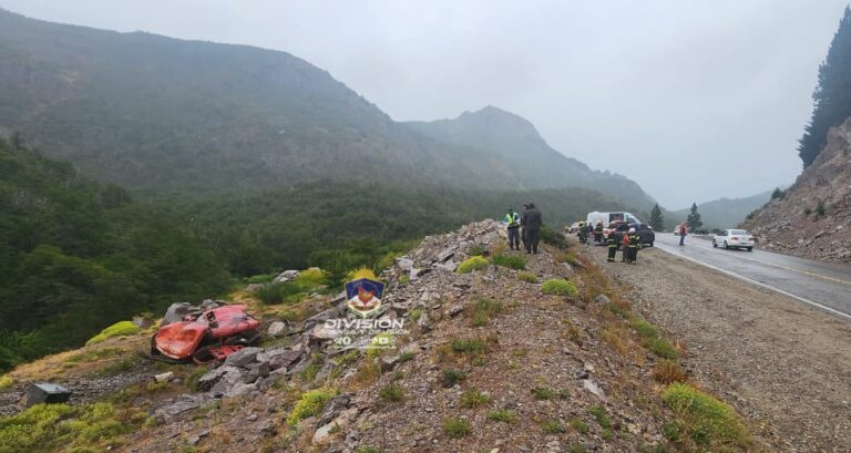 Fatal accidente en Ruta 40 altura arroyo Culebra