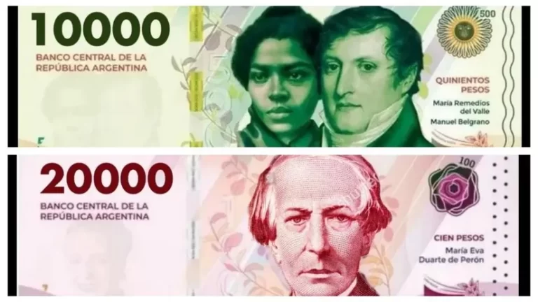 El Banco Central pondrá en circulación el billete de $10.000 en mayo y el de $20.000 a fin de año