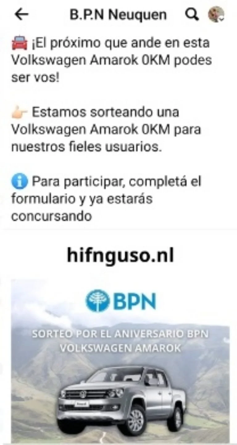 Usan el nombre del BPN para nuevas estafas