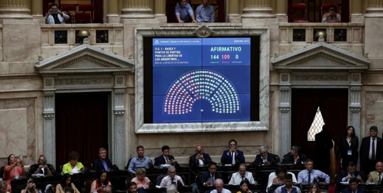 El Senado aprobó la Ley Bases y el paquete fiscal