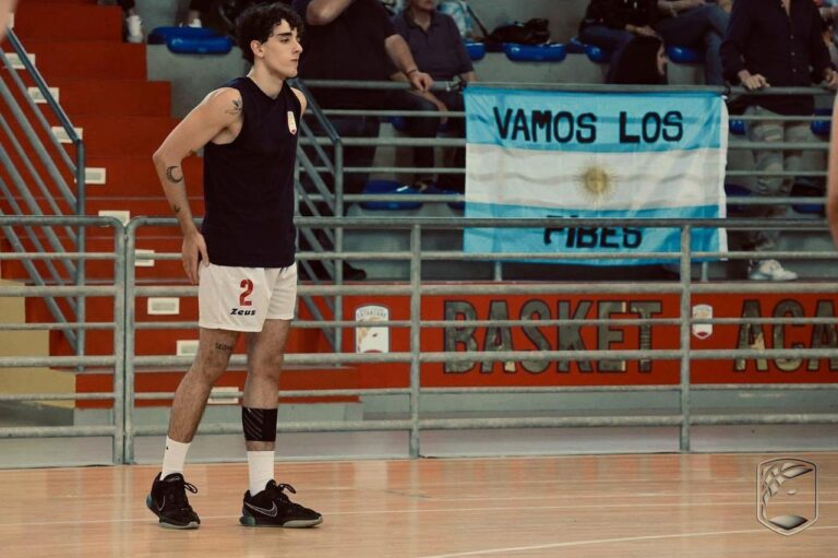 Marco Canestari, el sanmartinense que exhibe su talento en el básquet italiano.