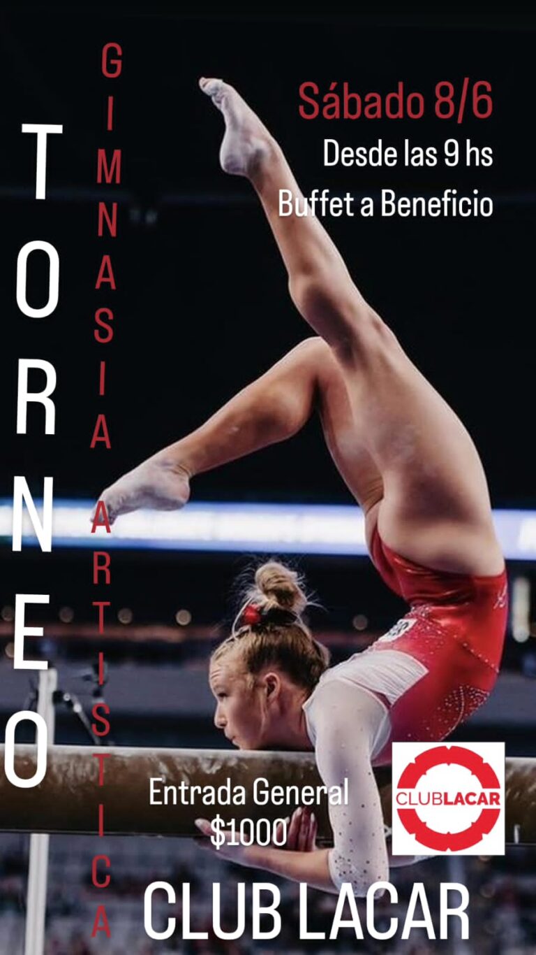 Gran Torneo de Gimnasia Artística en el Club Lacar: Un Evento Solidario y Deportivo