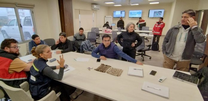 Temporal de Nieve: Provincia coordina acciones desde el COE
