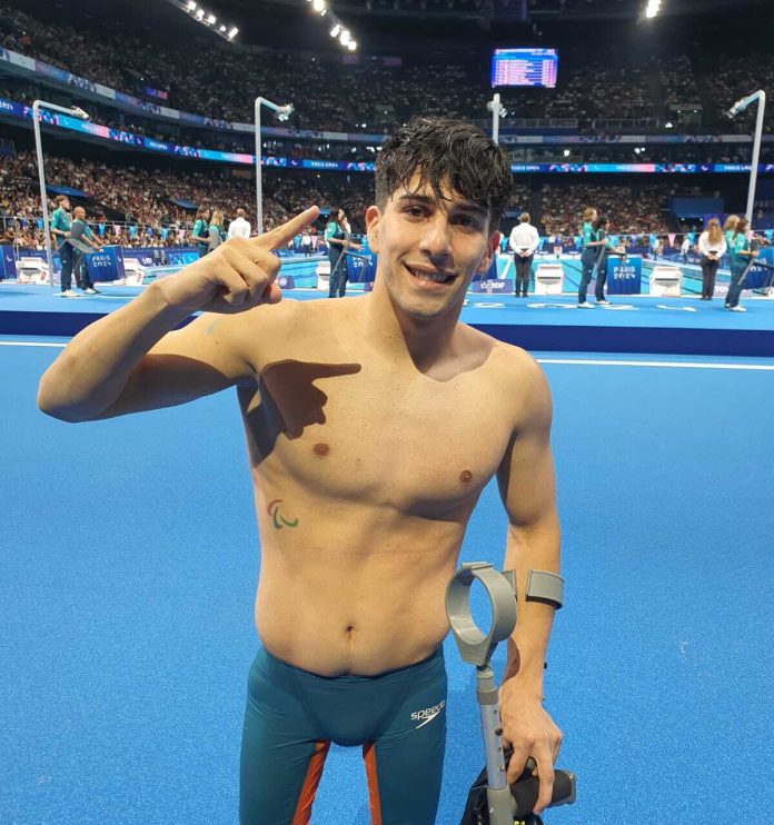 El neuquino Iñaki Basiloff logró la primera medalla de oro para la Argentina en los Juegos Paralímpicos París 2024