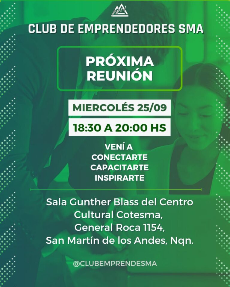4to Encuentro de Emprendedores y Empresarios Pyme En San Martín de los Andes