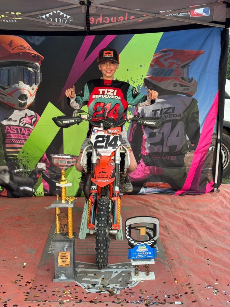 Tizi se consagra campeón del Campeonato Cordobés de motocross