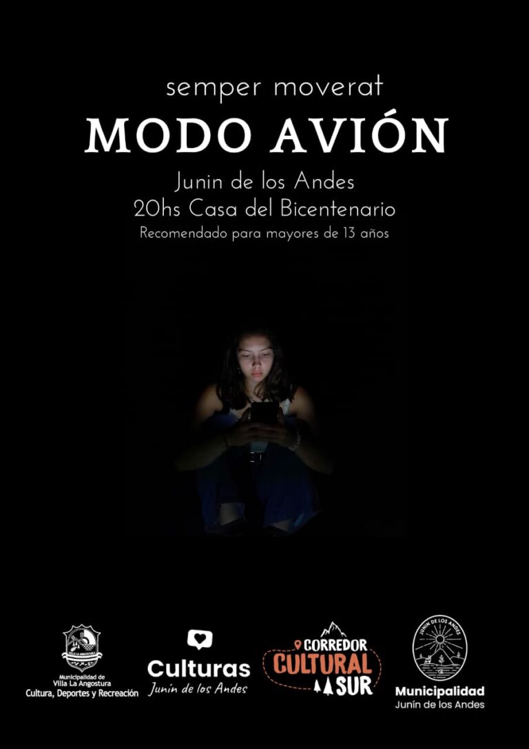 «Modo Avión»: Jóvenes de Villa La Angostura reflexionan sobre el uso de la tecnología