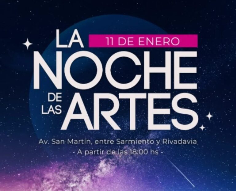 Convocatoria de propuestas para participar de la primera Noche de las Artes del 2025 el 11 de enero