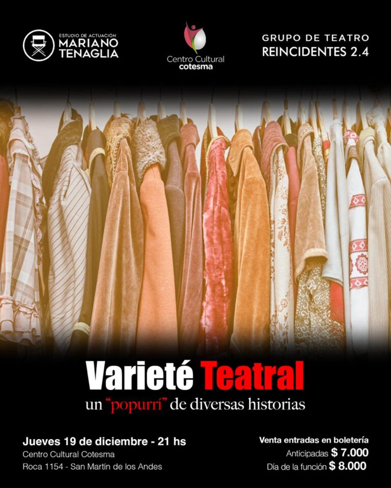 Un elenco comprometido presenta historias originales en el Varieté Teatral