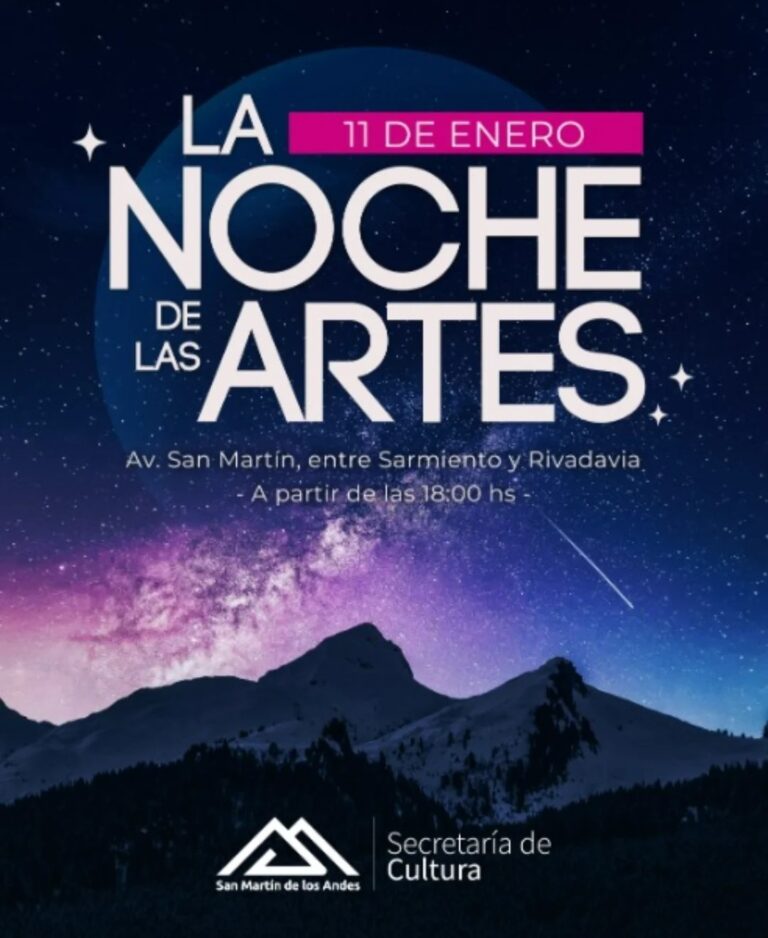 Este sábado 11, desde las 19hs, la avenida San Martín se vuelve peatonal para disfrutar del arte local en esta primera edición de la Noche de las Artes