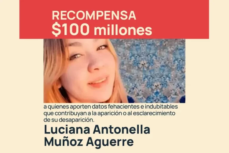 “No vamos a dejar de buscar a Luciana Muñoz”