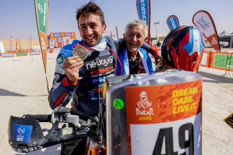 Orgullo neuquino: Santiago Rostan finalizó su segundo Dakar