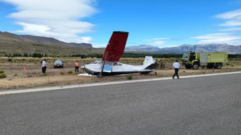 Cerraron temporalmente el aeropuerto Chapelco por el despiste de un Cessna 180