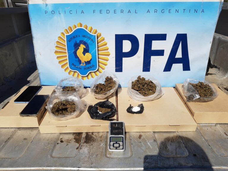 Villa Trafúl: detienen a dos personas con drogas valuadas en más de 12 millones de pesos