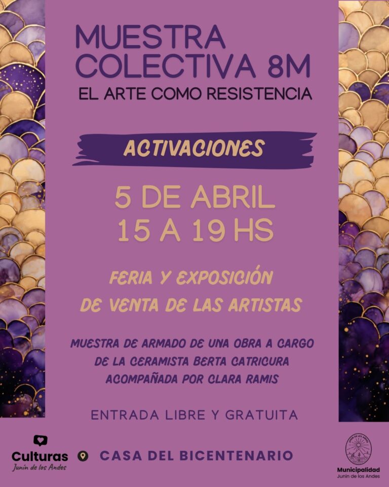 Primera Activación de la Muestra Colectiva 8M «El Arte como Resistencia»