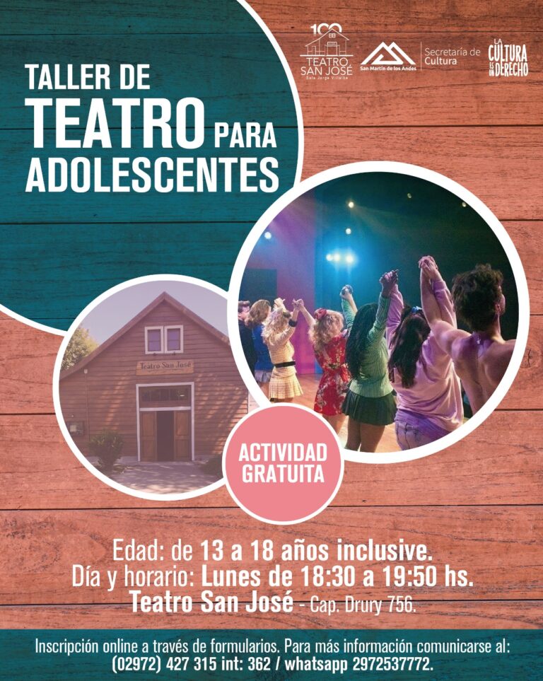Talleres de teatro gratuitos para todas las edades