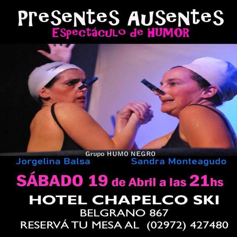 Teatro de humor en San Martín de los Andes: “Presentes Ausentes”