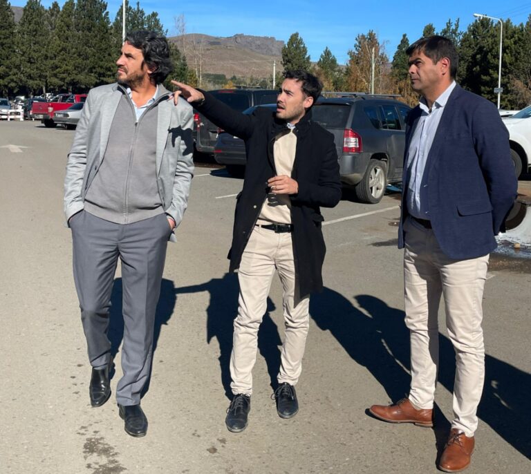 Los intendentes de Junín y San Martín de los Andes acompañaron a autoridades provinciales en las visitas al aeropuerto Chapelco
