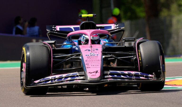 Franco Colapinto afronta la primera práctica del GP de Imola en su debut con Alpine en la F1