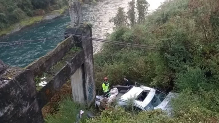 Tragedia en Chile: una niña argentina murió tras volcar una camioneta en un peligroso puente