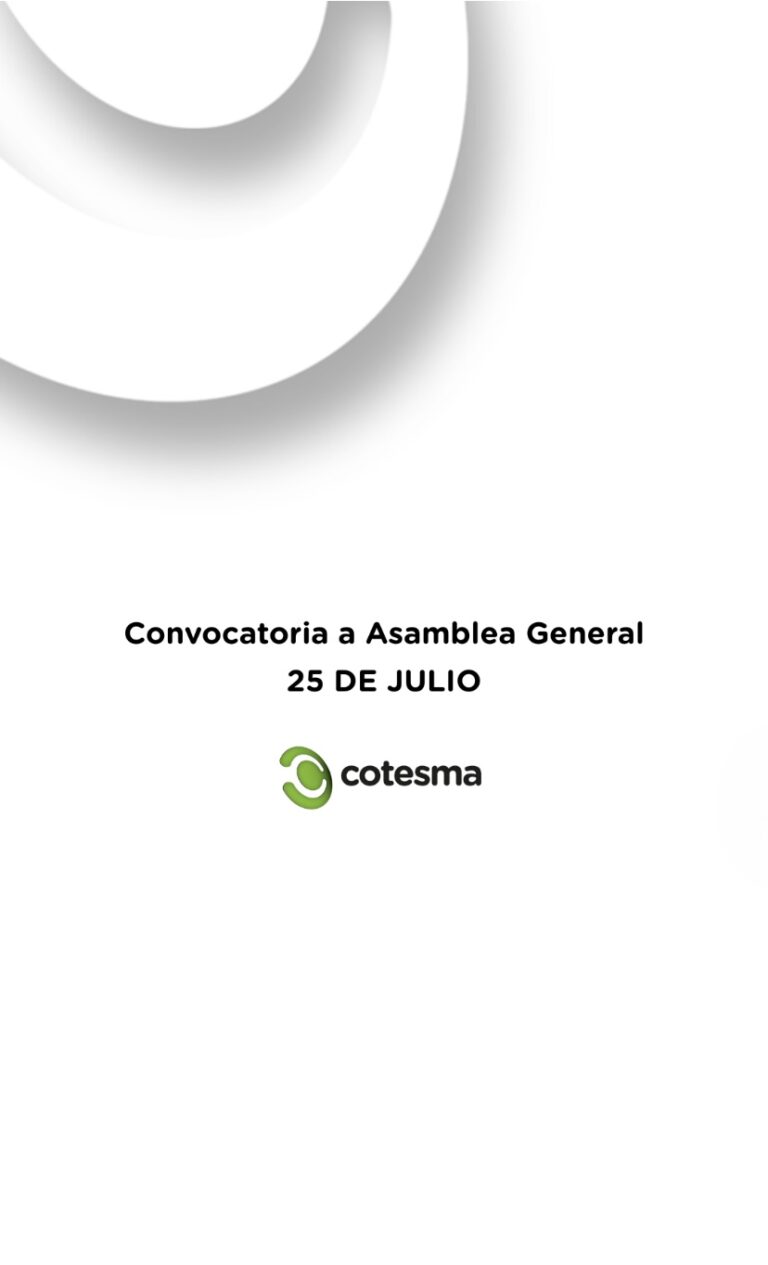 Asamblea General 2025: Cotesma invita a sus asociados a participar